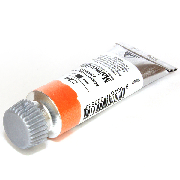 マイメリブルー水彩絵具 224カドミウムレッドオレンジ(12ml)