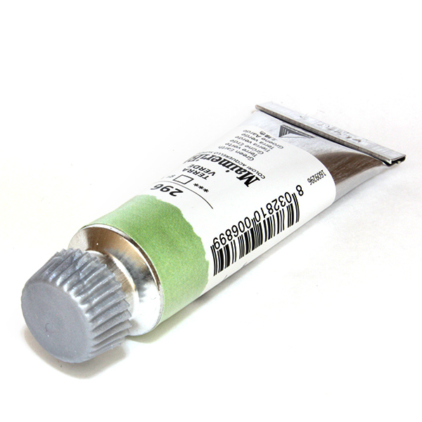 マイメリブルー水彩絵具 296グリーンアース(12ml)