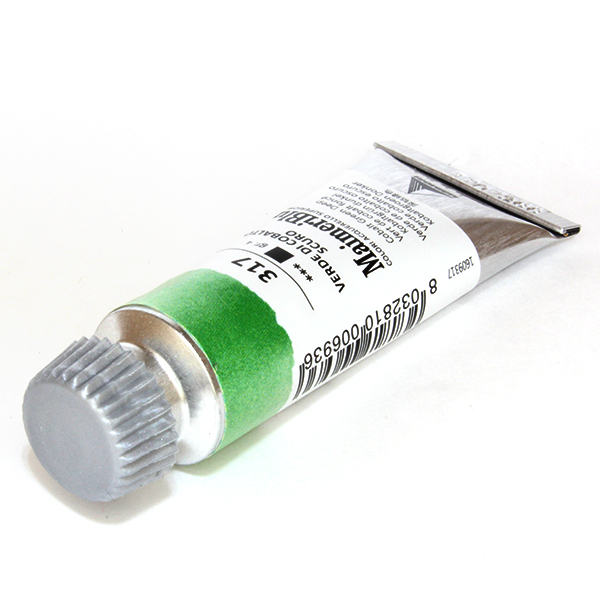 マイメリブルー水彩絵具 317コバルトグリーンディープ(12ml)