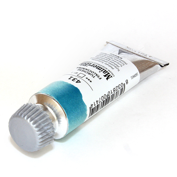 マイメリブルー水彩絵具 431フタロターコイズ(12ml)