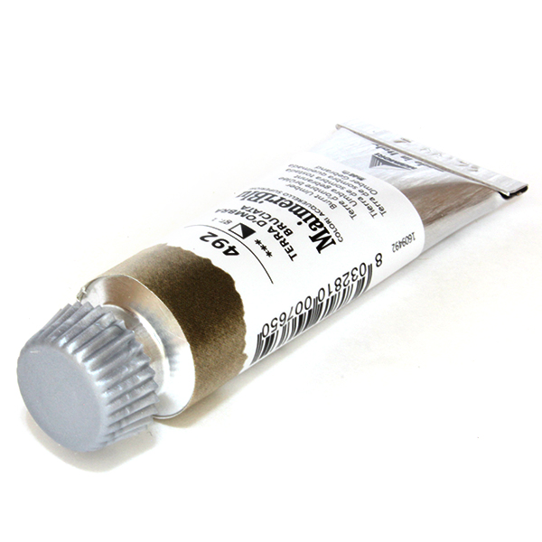 マイメリブルー水彩絵具 492バーントアンバー(12ml)