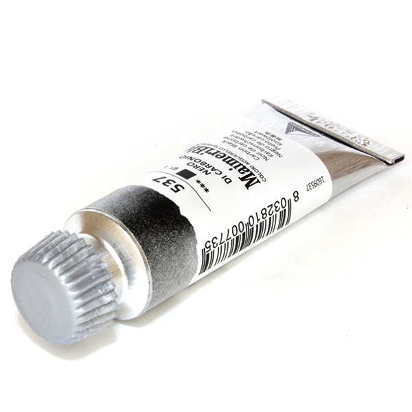 マイメリブルー水彩絵具 537カーボンブラック(12ml)