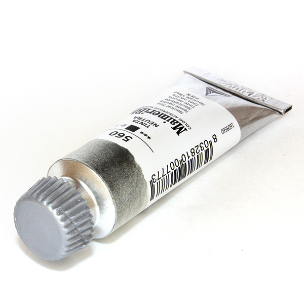 マイメリブルー水彩絵具 560ニュートラルチント(12ml)