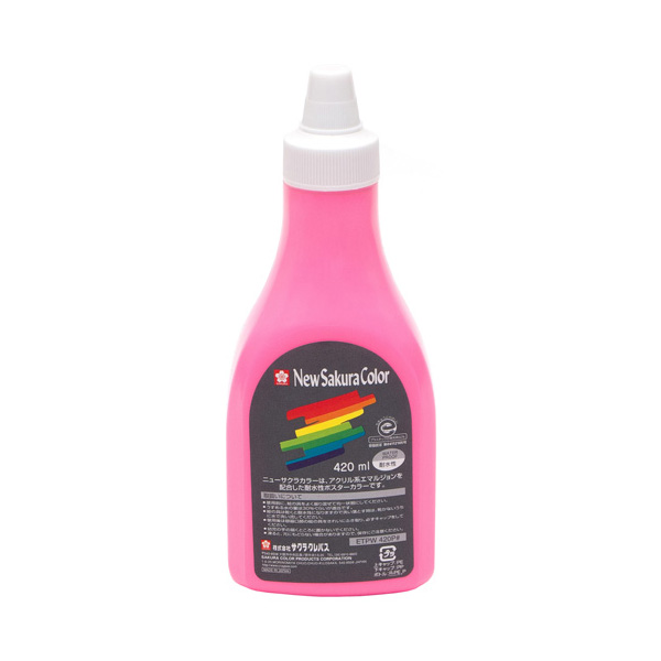 ニューサクラカラー 420ml(ポリチューブ入) ピンク