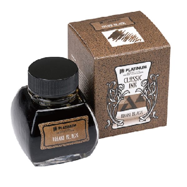 CLASSIC INK 60ml 　万年筆用水性染料インク　#61　カーキブラック