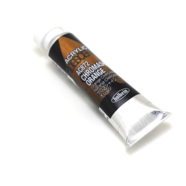 ホルベイン アクリリックカラーイリデッセンス AC872 クロマシャイン オレンジ (5ml)
