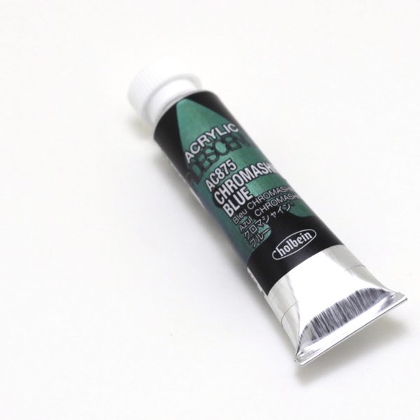 ホルベイン アクリリックカラーイリデッセンス AC875 クロマシャイン ブルー (5ml)