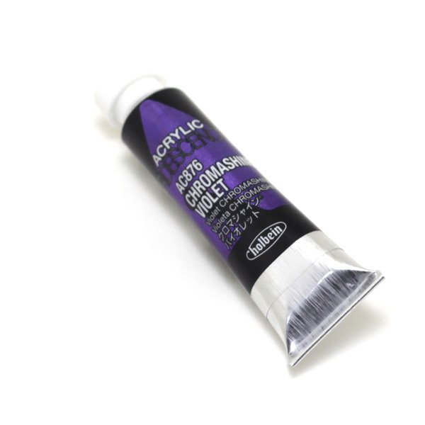 ホルベイン アクリリックカラーイリデッセンス AC876 クロマシャイン バイオレット (5ml)