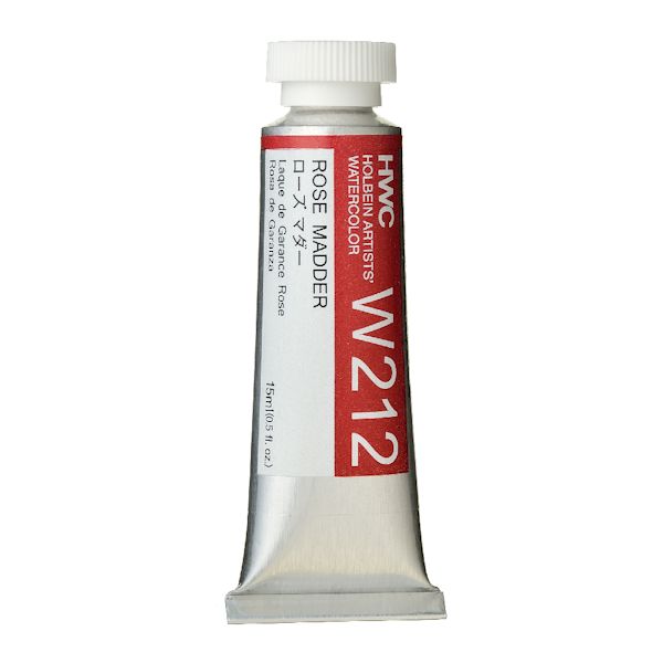 ホルベイン透明水彩絵具 W212 ローズマダー (5号)