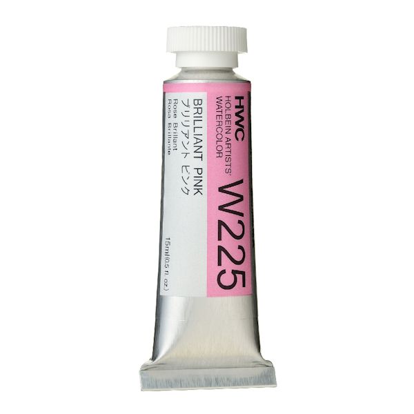 ホルベイン透明水彩絵具 W225 ブリリアントピンク (5号)