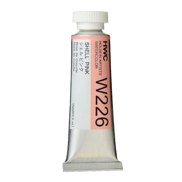 ホルベイン透明水彩絵具 W226 シェルピンク (5号)