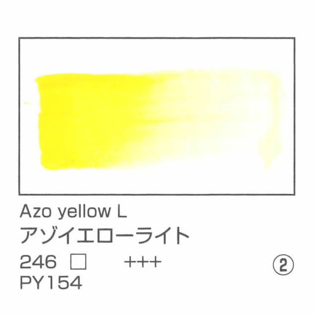 レンブラント水彩絵具 10ml 246 アゾイエローライト