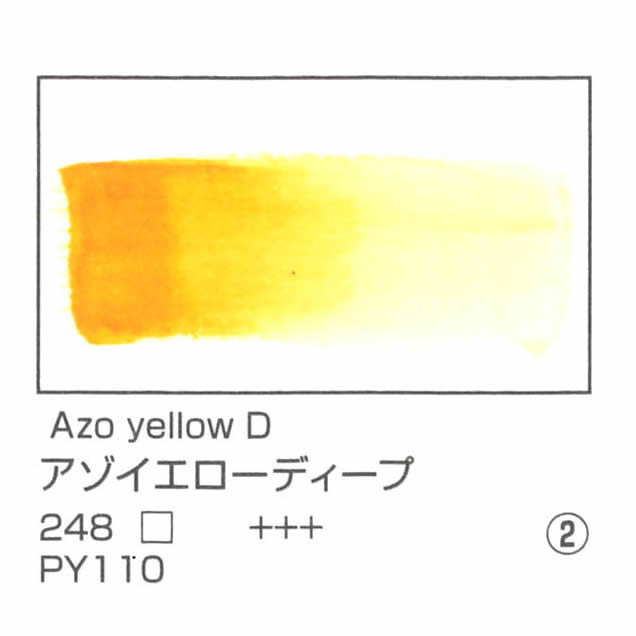 レンブラント水彩絵具 10ml 248 アゾイエローディープ
