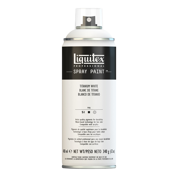 リキテックス スプレーペイント 065 チタニウムホワイト (400ml)