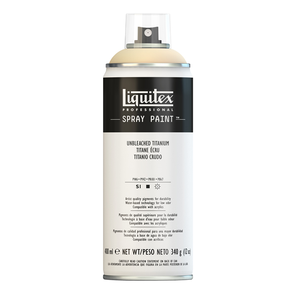 リキテックス スプレーペイント 074 アンブリーチドチタニウム (400ml)