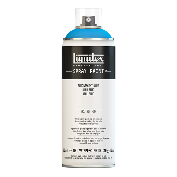 リキテックス スプレーペイント 096 蛍光ブルー (400ml)