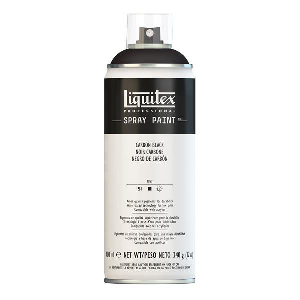 リキテックス スプレーペイント 337 カーボンブラック (400ml)