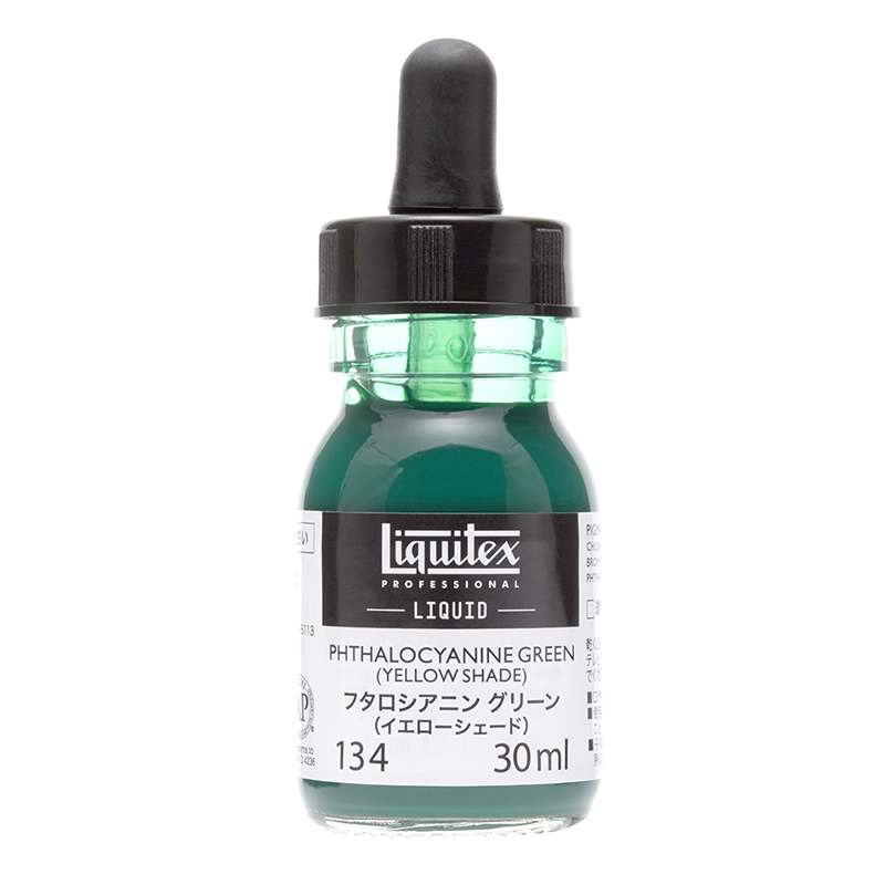 リキテックス リキッド 134 フタロシアニングリーン(イエローシェード) (30ml)