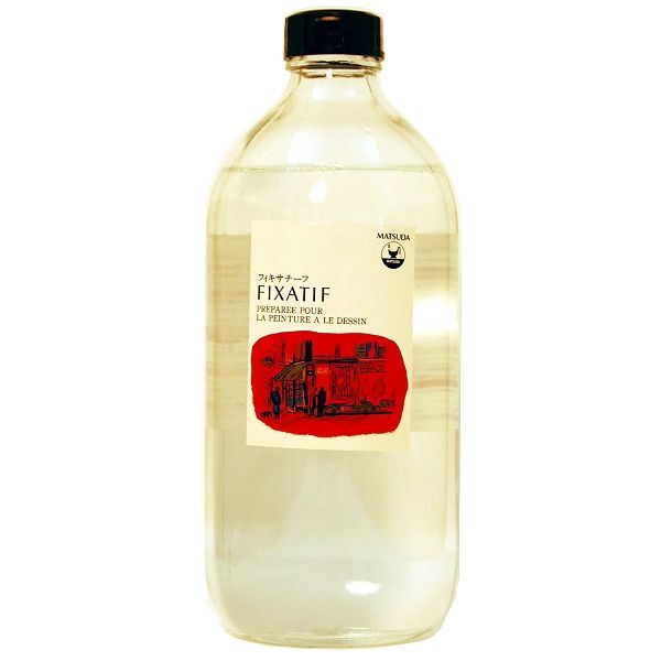【お取り寄せ】マツダ専門家用 画溶液 フィキサチーフ 500ml