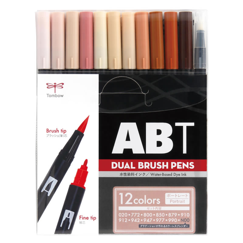 トンボ ABT 12色セット ポートレイト