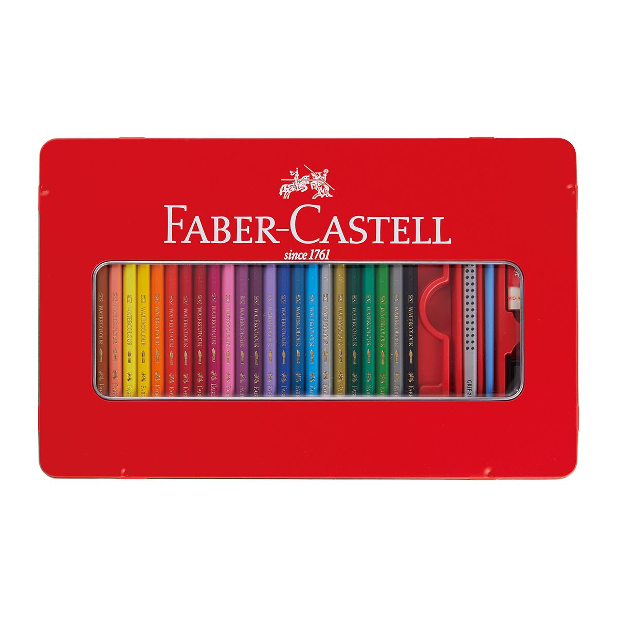 ファーバーカステル レッドライン水彩色鉛筆 48色セット TFC-WCP/48C