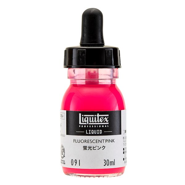 リキテックスリキッド 091 蛍光ピンク (30ml)