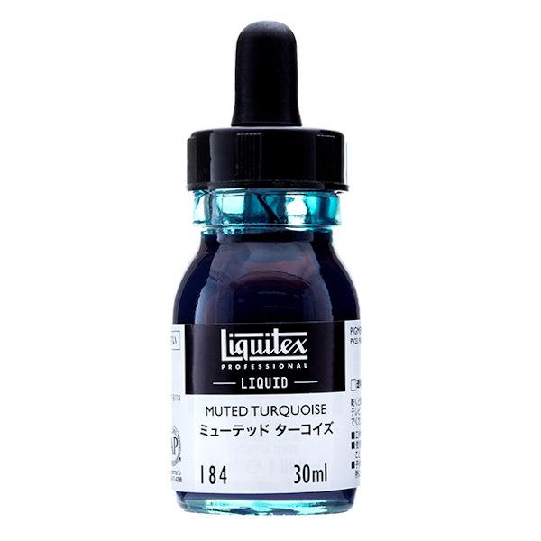 リキテックスリキッド 184 ミューテッドターコイズ (30ml)