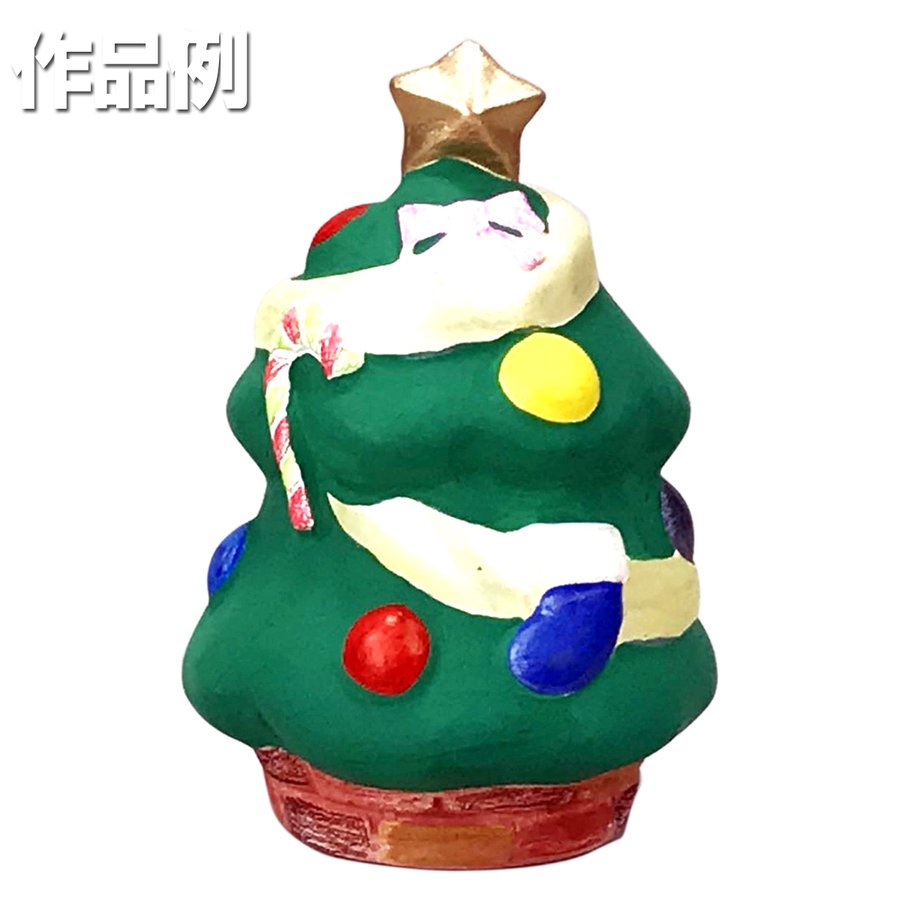 らくがきクリスマス貯金箱 ツリー