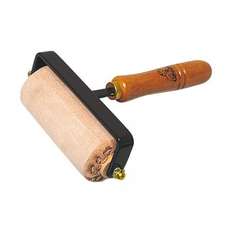 インク詰め用革ローラー 幅100mm