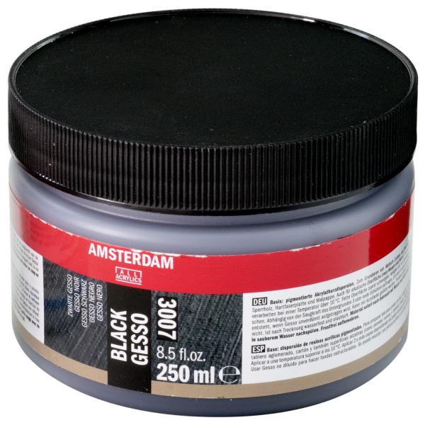 アムステルダム ブラックジェッソ　250ml