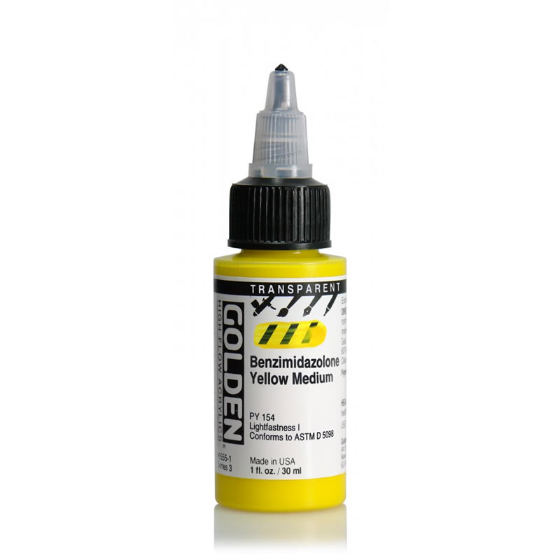 GOLDEN ハイフロー 30ml 8555 トランスペアレントベンズイミダゾロンイエローミディアム