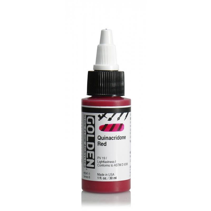 GOLDEN ハイフロー 30ml 8541 キナクリドン レッド
