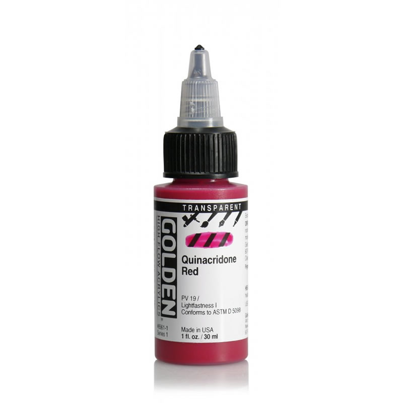 GOLDEN ハイフロー 30ml 8561 トランスペアレントキナクリドンレッド