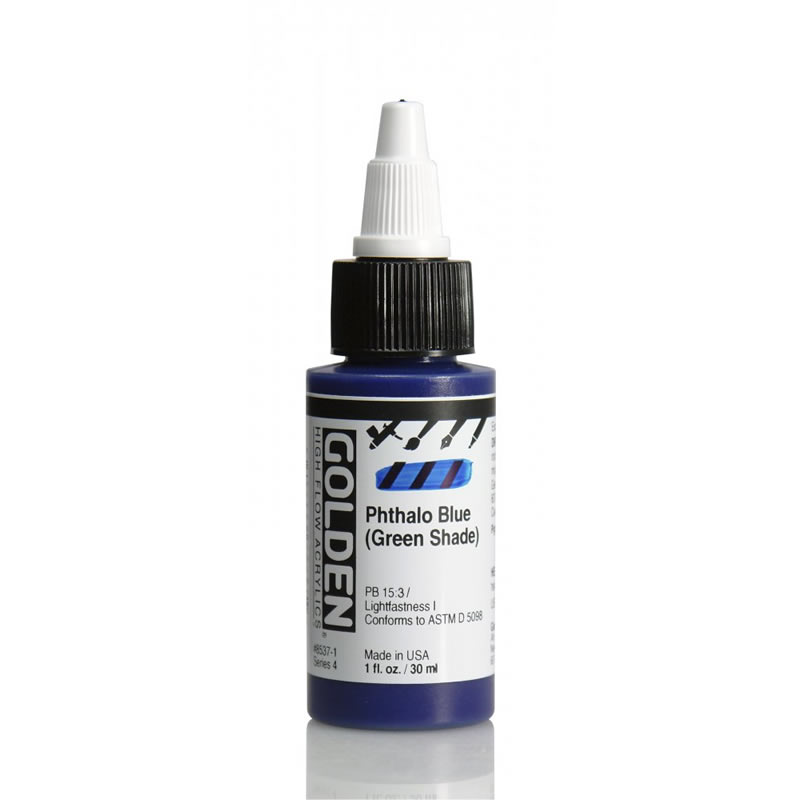 GOLDEN ハイフロー 30ml 8537 フタロブルー(グリーン シェード)