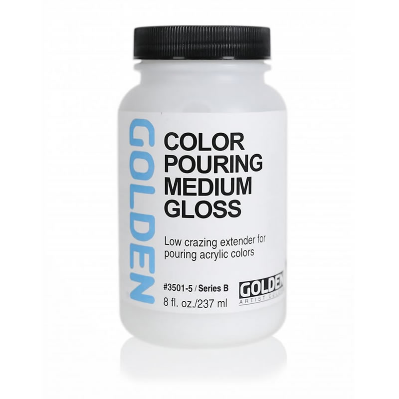 GOLDEN カラーポーリングメディウムグロス 237ml [3501]