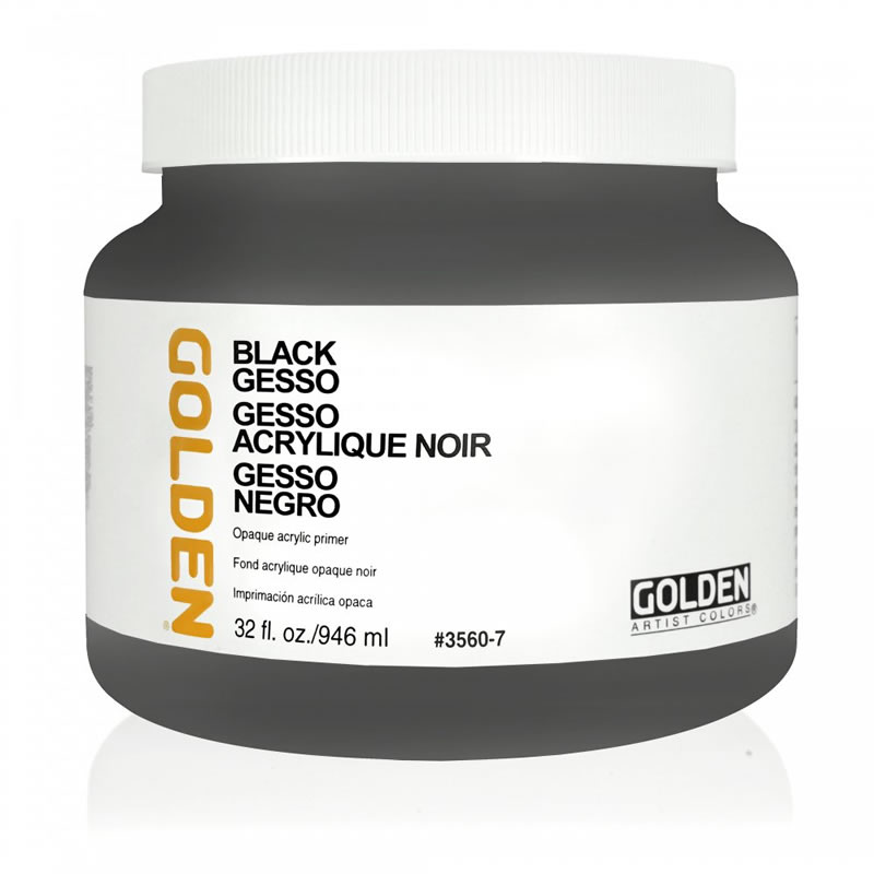 GOLDEN ブラックジェッソ 946ml [3560]