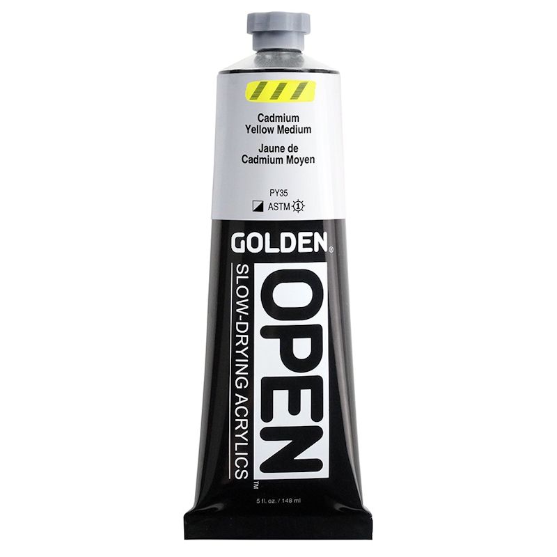 GOLDEN オープンアクリリックス 148ml 7130 カドミウムイエローミディアム