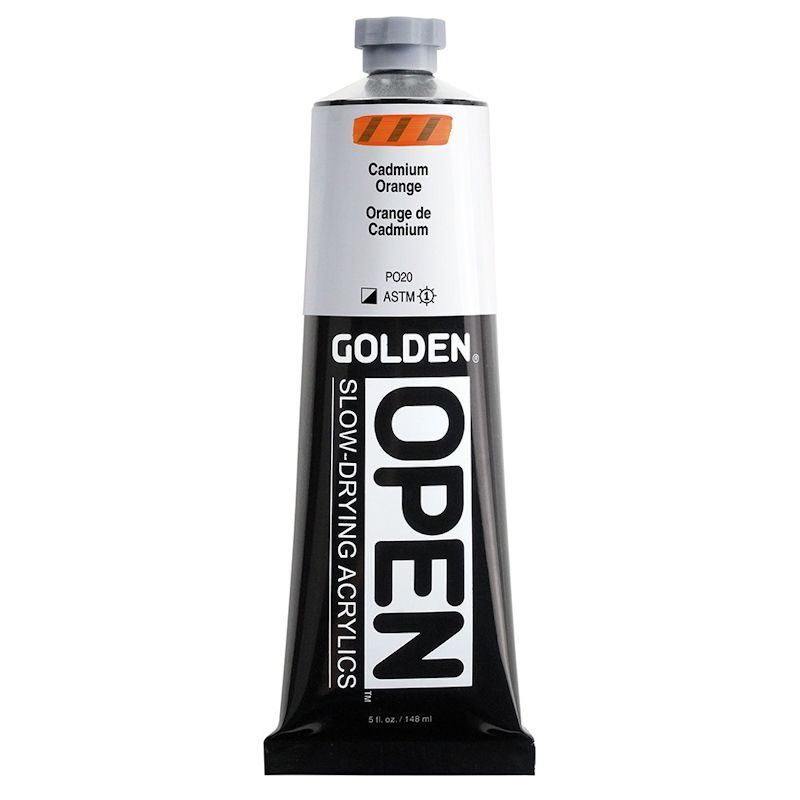 GOLDEN オープンアクリリックス 148ml 7070 カドミウムオレンジ