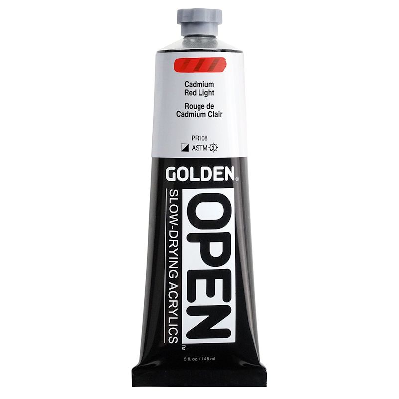 GOLDEN オープンアクリリックス 148ml 7090 カドミウムレッドライト