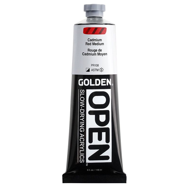 GOLDEN オープンアクリリックス 148ml 7100 カドミウムレッドミディアム