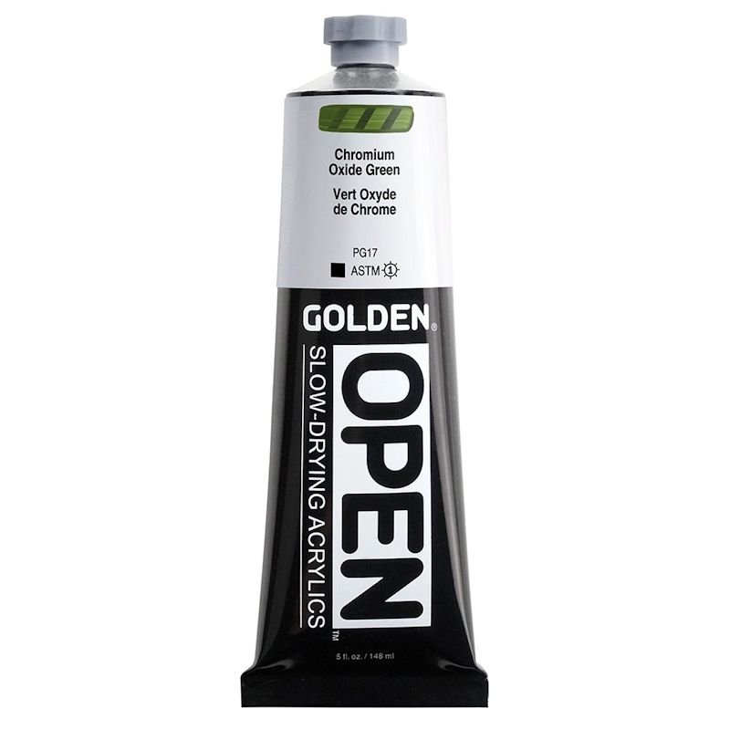 GOLDEN オープンアクリリックス 148ml 7060 クロミウムオキサイドグリーン