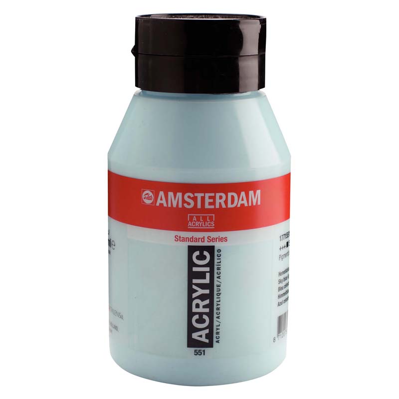 アムステルダムアクリリックカラー1000ml  551 スカイブルーライト