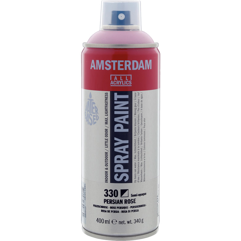 アムステルダムスプレーペイント400ml 330 ペルシャンローズ