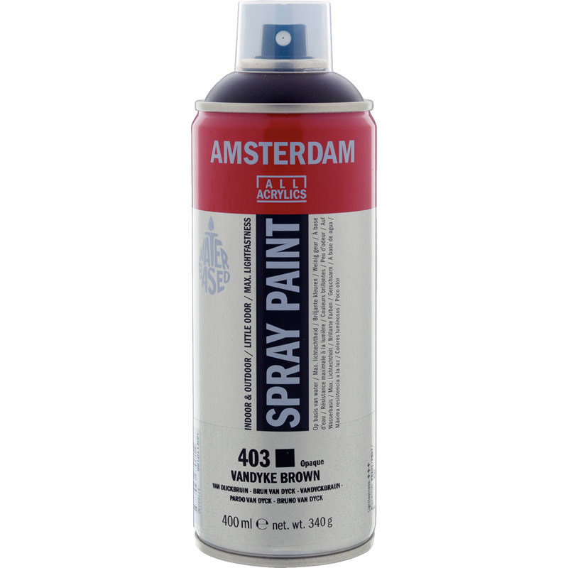 アムステルダムスプレーペイント400ml 403 バンダイクブラウン
