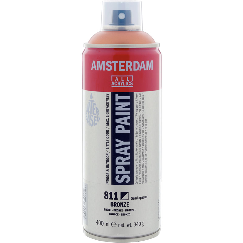 アムステルダムスプレーペイント400ml 811 ブロンズ