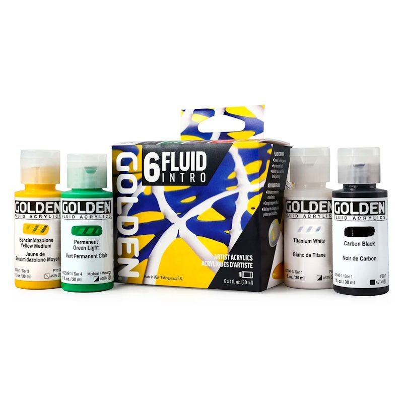 GOLDEN FLUID 060 イントロセット 6色セット (30ml)