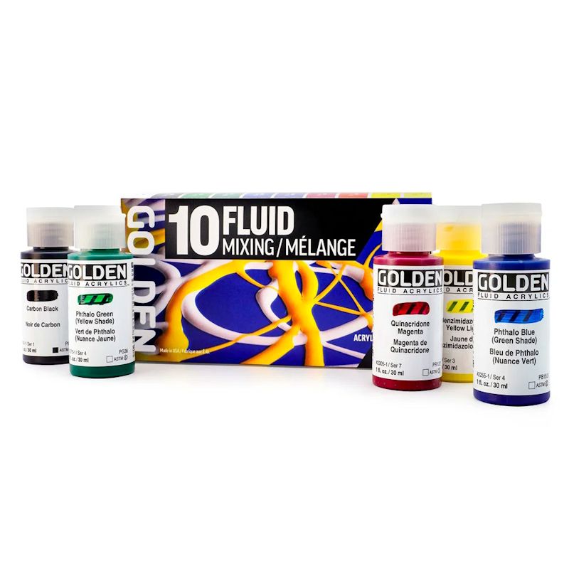 GOLDEN FLUID 928 ミキシングセット 10色セット (30ml)