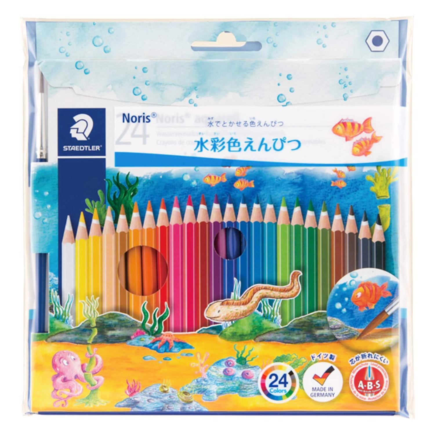 ステッドラー ノリスクラブ 水彩色鉛筆 24色セット