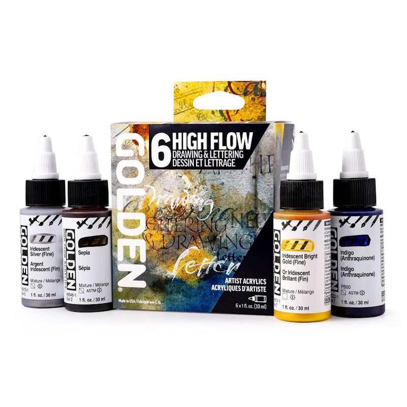GOLDEN ハイフロー 30ml 948 ドローイング&レタリングセット