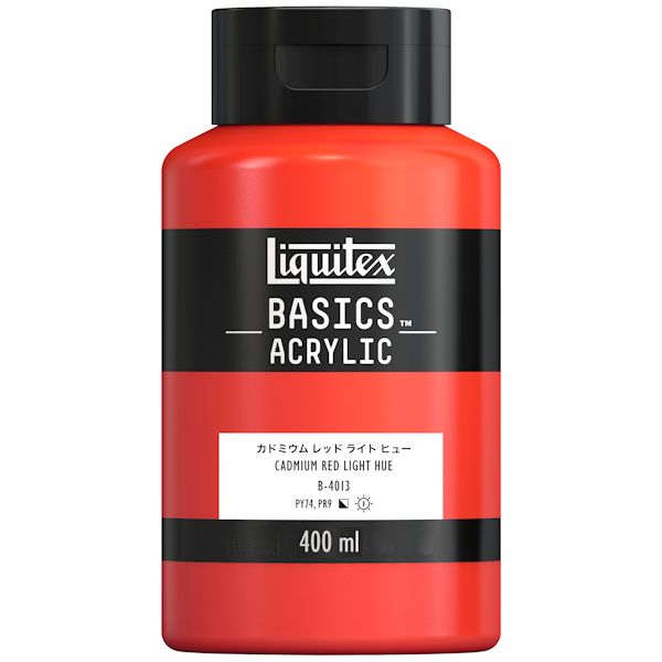 リキテックス ベーシックス B-510 カドミウムレッドライトヒュー (400ml)